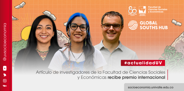 Art&iacute;culo de Investigadores de la Facultad de Ciencias Sociales y Econ&oacute;micas en co-autor&iacute;a recibe premio internacional